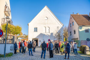 Louis Lamm Platz mit ehemaliger Synagoge - Themensonntag